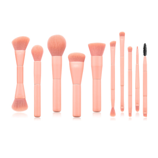 10-Piece Professional Makeup Brush Set