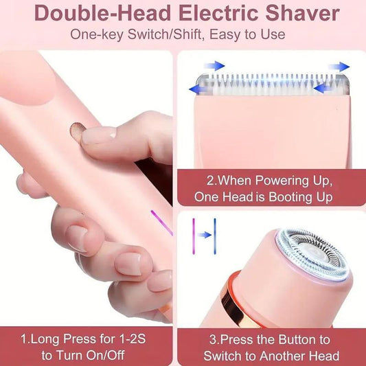 2-in-1 Electric Bikini Trimmer for Women