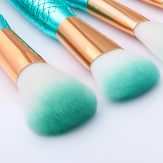 11pcs Mermaid Makeup Brushes Kit