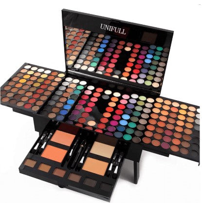 180 Colors Eyes Shadow Blush Set Personalized Piano-shaped Makeup Palette Box