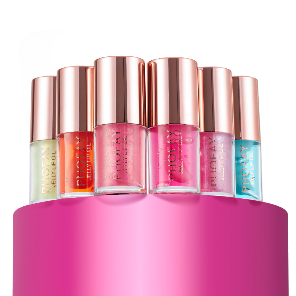 Jelly Lip Oil - Hydrating Glossy Lip Treatment with Sheer Shine