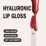 Hyaluronic Lip Gloss - Hydrating Plumping High-Shine Lip Treatment