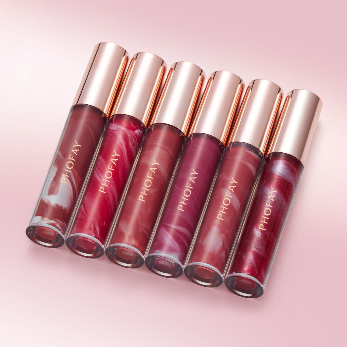 Rose Blooming Hydrating Lip Gloss - Moisturizing High-Shine Lip Treatment