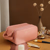 Three-Layer Double Zipper U-Shaped Cosmetic Bag