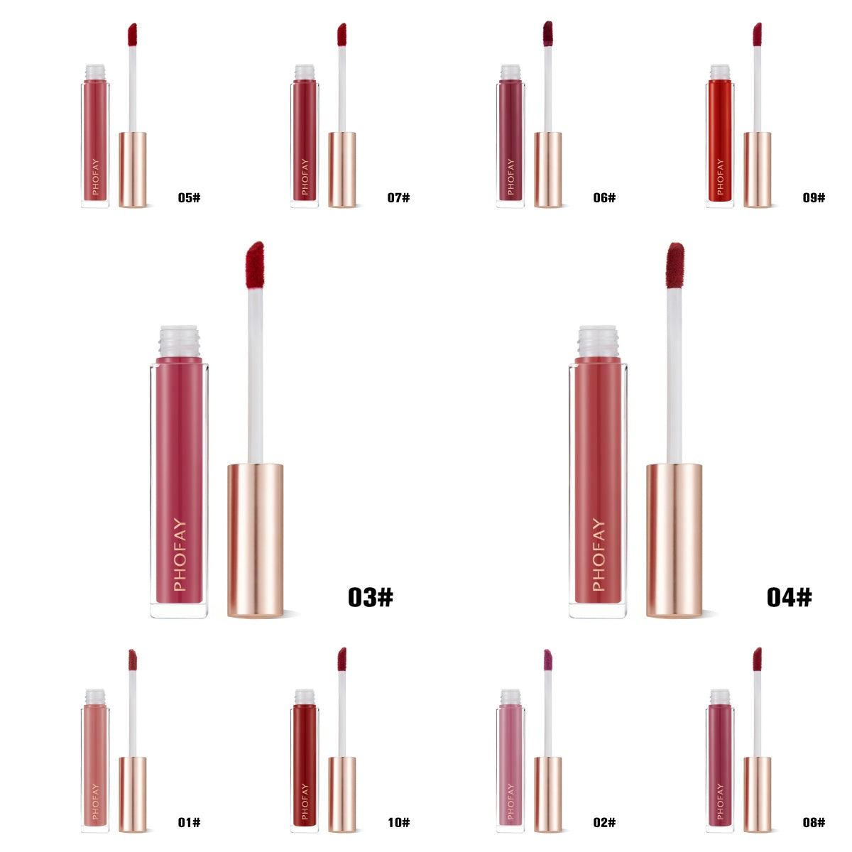 Non-Sticky Lip Gloss - Hydrating High-Shine Lip Treatment