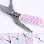 Professional Eyebrow Scissors with Comb