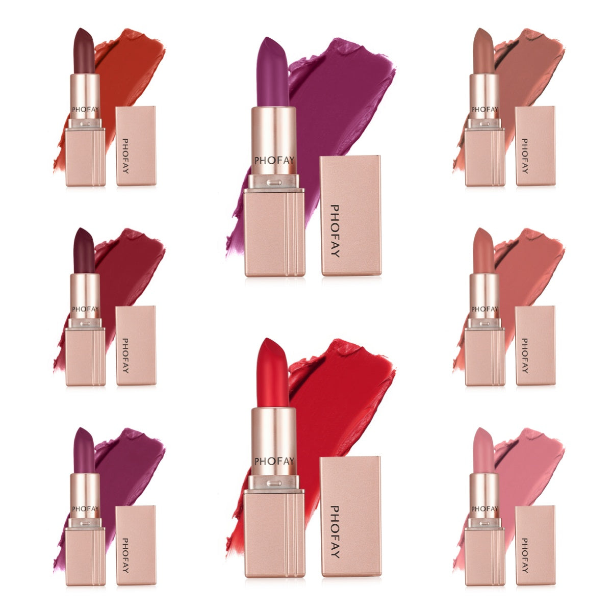 Matte Lipstick - Long-Lasting Bold Color with Smooth Finish