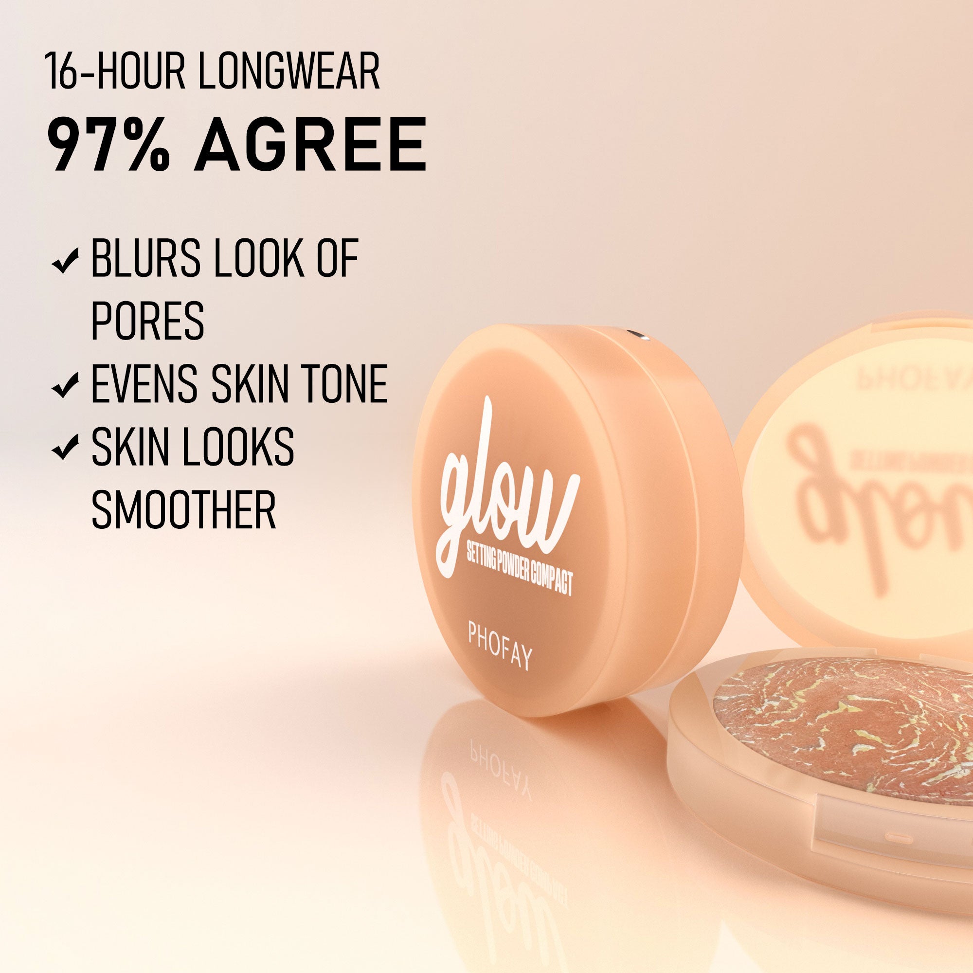 Baking Setting Powder Compact Blush