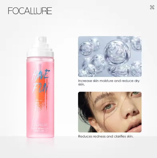 Long-Lasting Makeup Setting Spray - Smear-Proof & Hydrating Finish