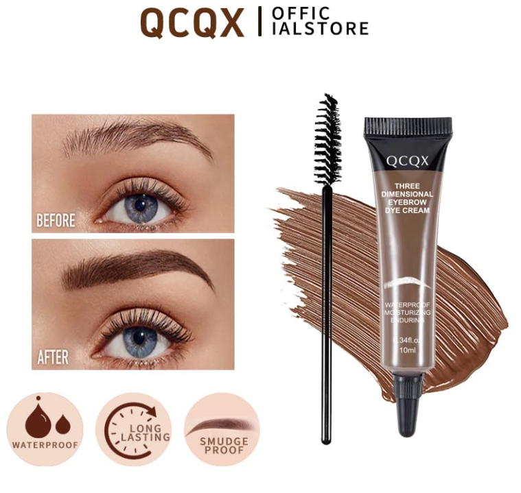 Eyebrow Tint Kit - Long-Lasting, Waterproof Brow Dye gel Set