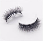 Reusable 3D Mink Lashes Natural False Eyelashes Self Adhesive