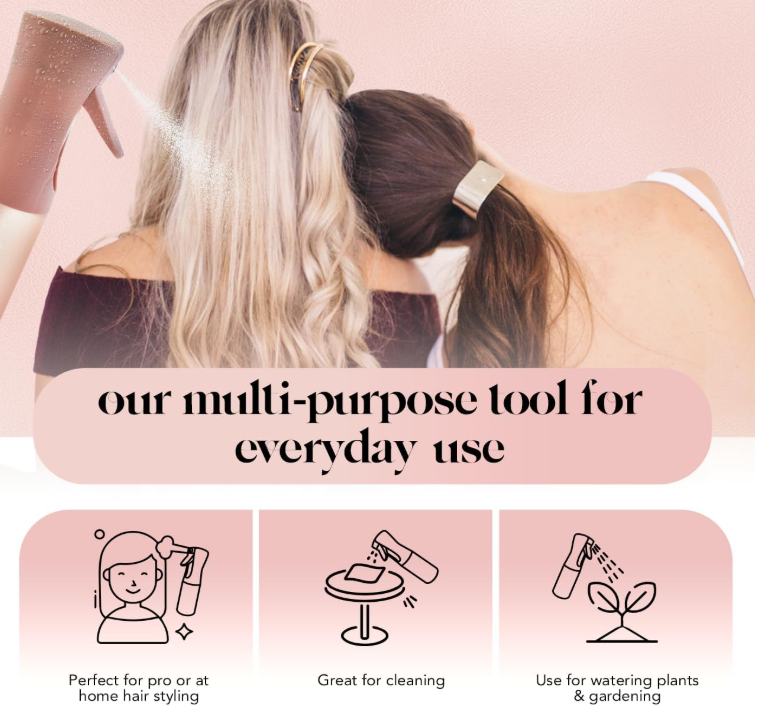 150ml Spray Bottle - Perfect for Styling, Misting Plants