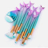 11pcs Mermaid Makeup Brushes Kit