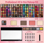 180 Colors Eyes Shadow Blush Set Personalized Piano-shaped Makeup Palette Box
