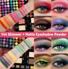 180 Colors Eyes Shadow Blush Set Personalized Piano-shaped Makeup Palette Box