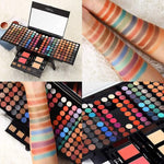 180 Colors Eyes Shadow Blush Set Personalized Piano-shaped Makeup Palette Box