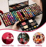 180 Colors Eyes Shadow Blush Set Personalized Piano-shaped Makeup Palette Box