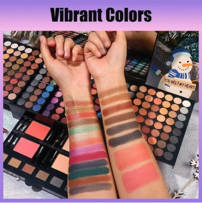 180 Colors Eyes Shadow Blush Set Personalized Piano-shaped Makeup Palette Box