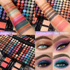 180 Colors Eyes Shadow Blush Set Personalized Piano-shaped Makeup Palette Box