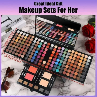180 Colors Eyes Shadow Blush Set Personalized Piano-shaped Makeup Palette Box