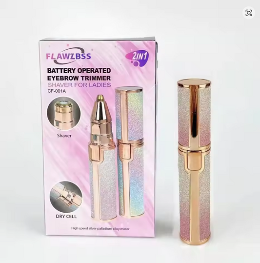 2 in 1 Cordless Hair Remover and Eyebrow Trimmer