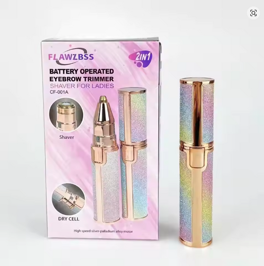 2 in 1 Cordless Hair Remover and Eyebrow Trimmer