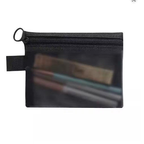 Transparent Mesh Cosmetics Storage Bag