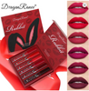 6 Pcs Natural Charm Matte Lip Glaze Long Lasting Waterproof Lipstick