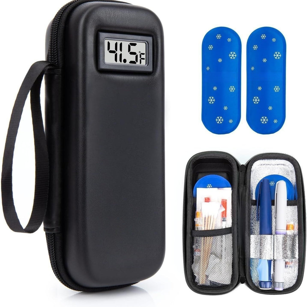 Insulin Temperature Display Cooler Case