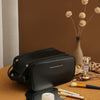 Three-Layer Double Zipper U-Shaped Cosmetic Bag