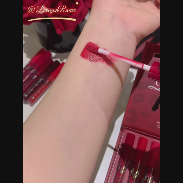 6 Pcs Natural Charm Matte Lip Glaze Long Lasting Waterproof Lipstick